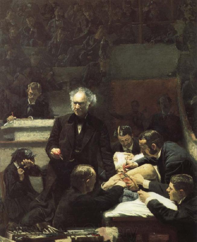 Thomas Eakins Gross doctor's clinical course Norge oil painting art